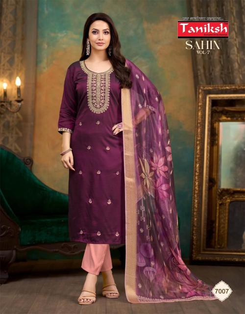 Taniksh sahin vol 7 straight kurtis wholesale  - wholesale export